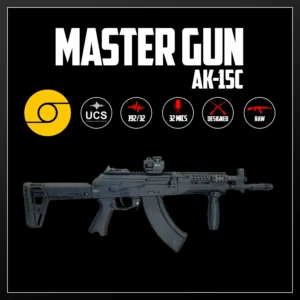 Master Gun | AK-15C | Sound Effect Library | Product Poster