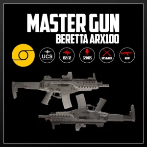 Master Gun | Beretta ARX100 | Sound Effect Library | Product Poster