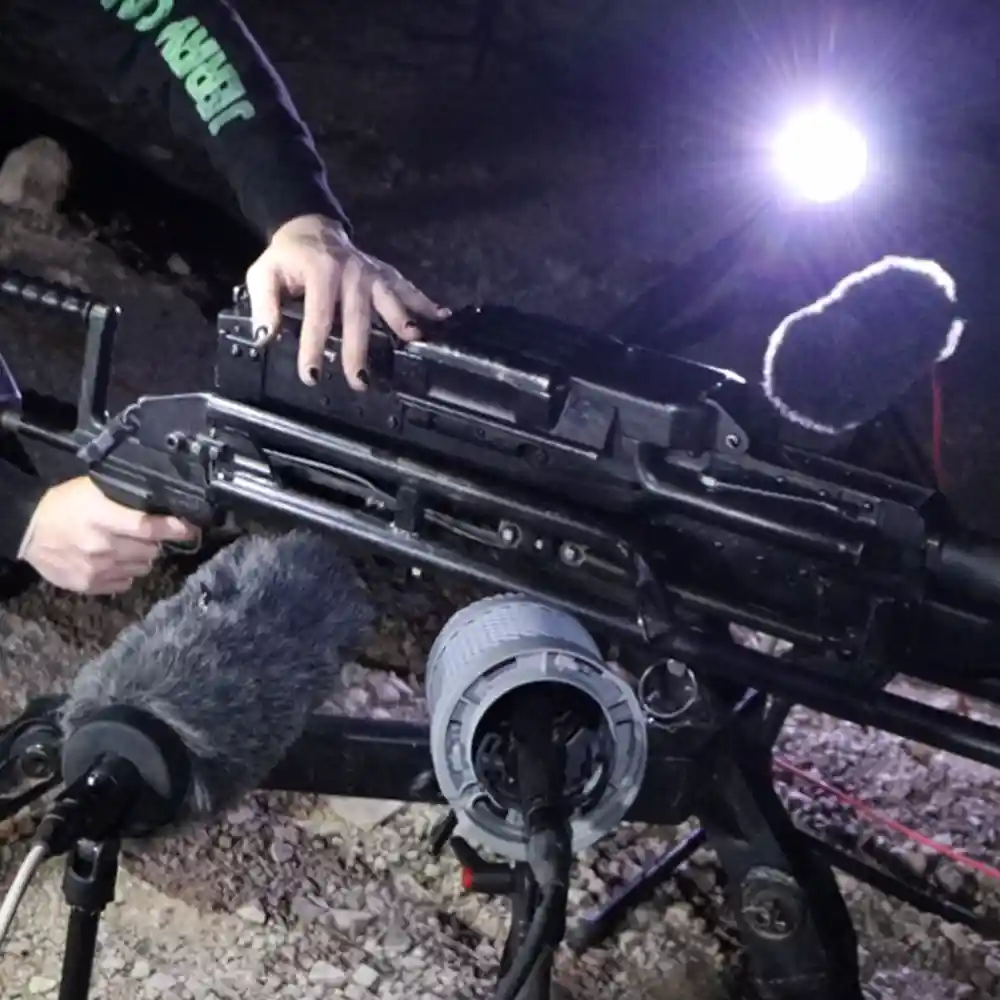 Recording Firearms | The Art Of Field Recording Firearms | Sound Effect Library | Microphone Foley Setup