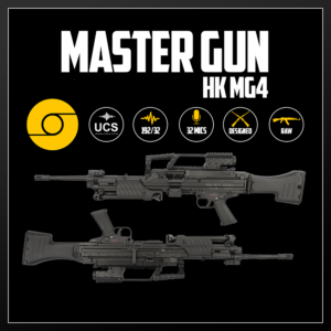 Master Gun | HK MG4 | Sound Effect Library | Product Poster