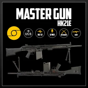 Master Gun | HK21E | Sound Effect Library | Product Poster
