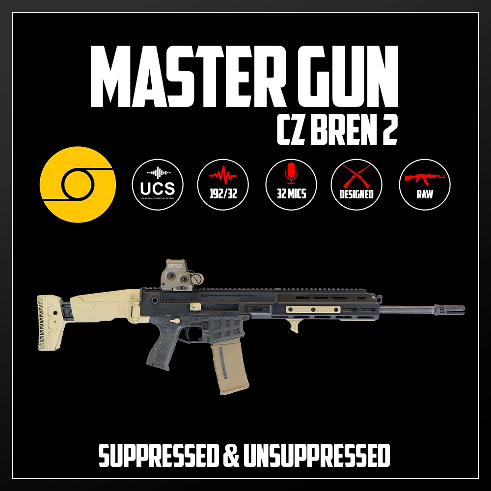 Master Gun | CZ Bren 2 | Sound Effect Library | Product Poster