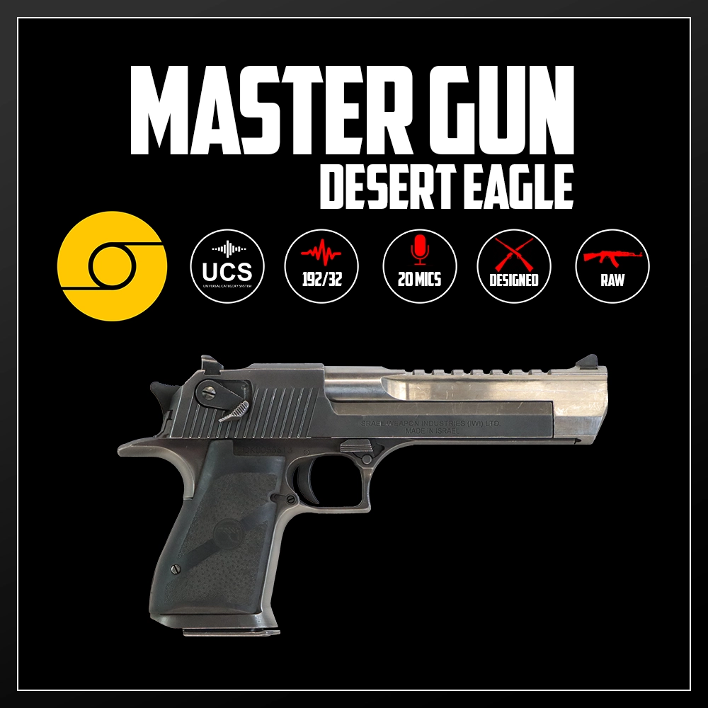 Master Gun | Desert Eagle | Sound Effect Library | Product Poster