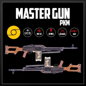 Master Gun | PKM | Sound Effect Library | Product Poster