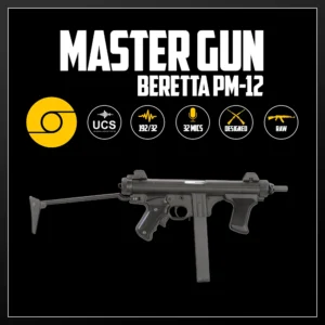 Master Gun | Beretta PM-12 | Sound Effect Library | Product Poster
