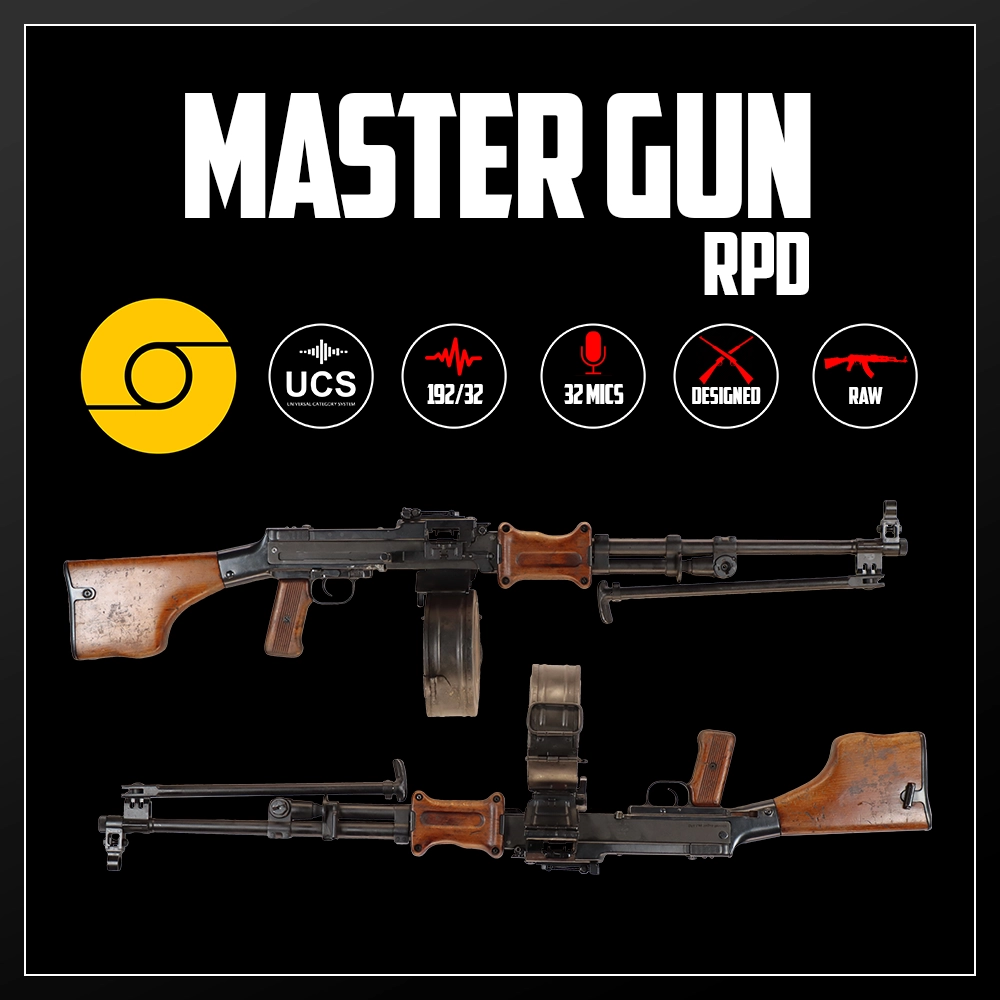 Master Gun | RPD | Sound Effect Library | Product Poster