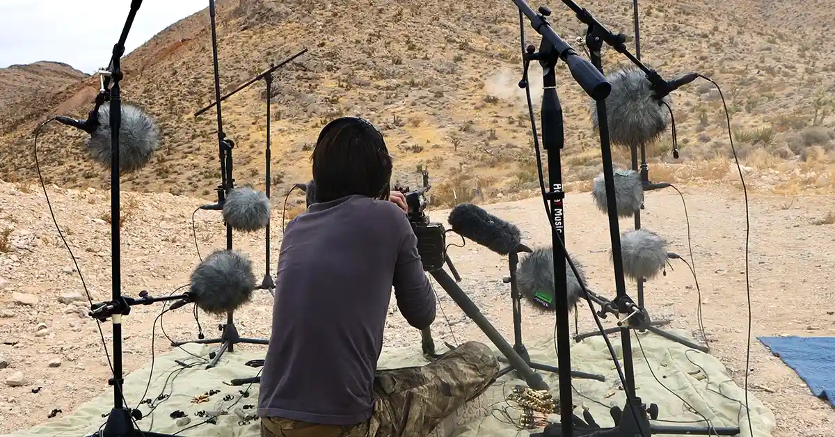 Recording Firearms | The Art Of Field Recording Firearms | Sound Effect Library | Microphone Setup