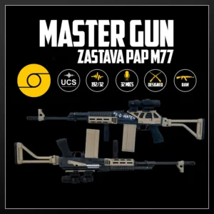 Master Gun | Zastava PAP M77 | Sound Effect Library | Product Poster